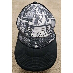 Vans Otto Warped Tour Off The Wall Black White Trucker Snapback Cap Hat Padded